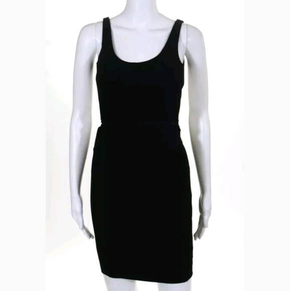 Dresses & Skirts - DESIGNER BLACK SLEEVELESS SCOOP NECK MINI DRESS 2